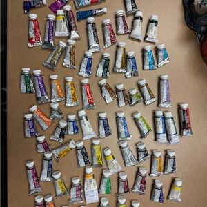 Assorted Artist Paint Tubes Set